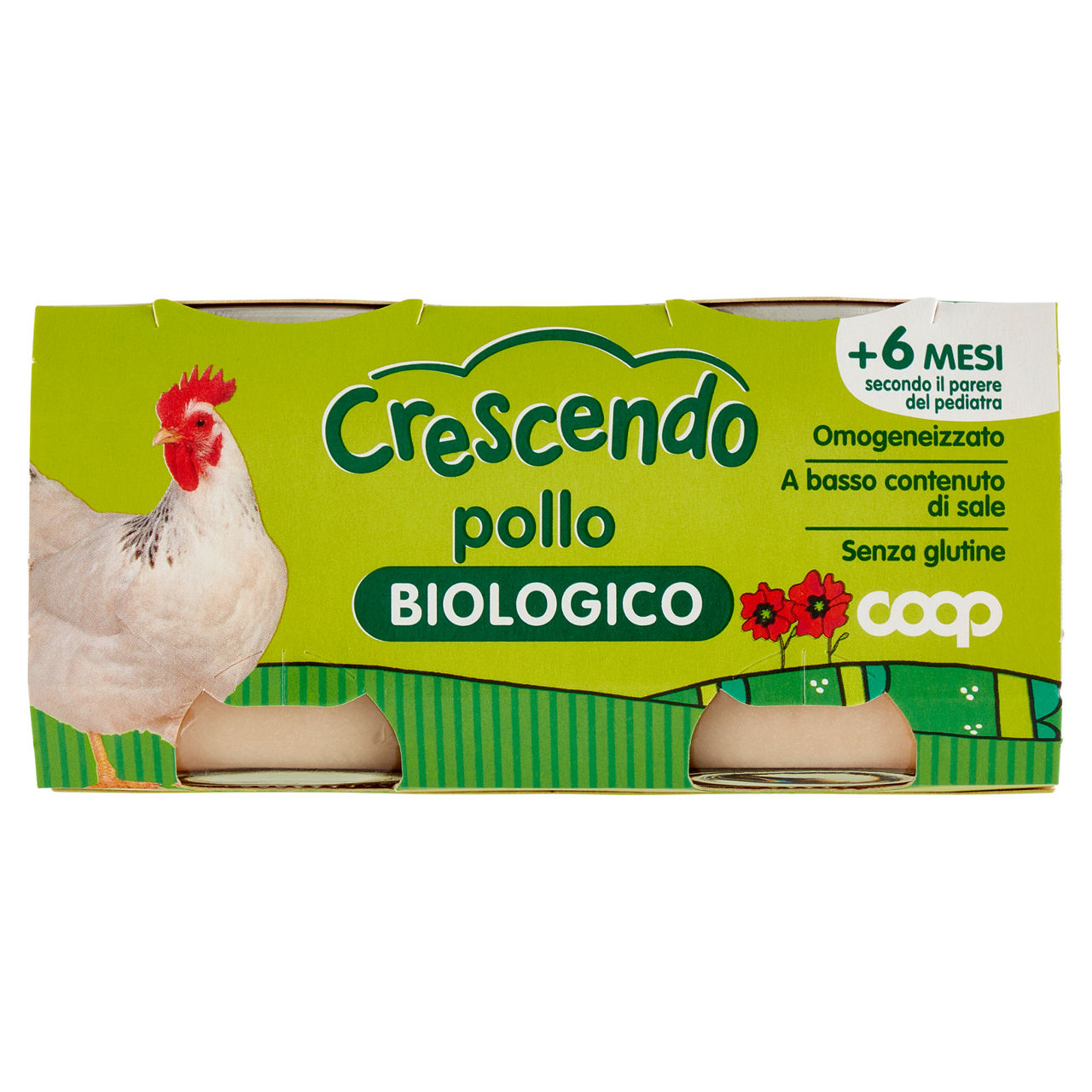 Omogeneizzato pollo bio 2 pz x 80 gr