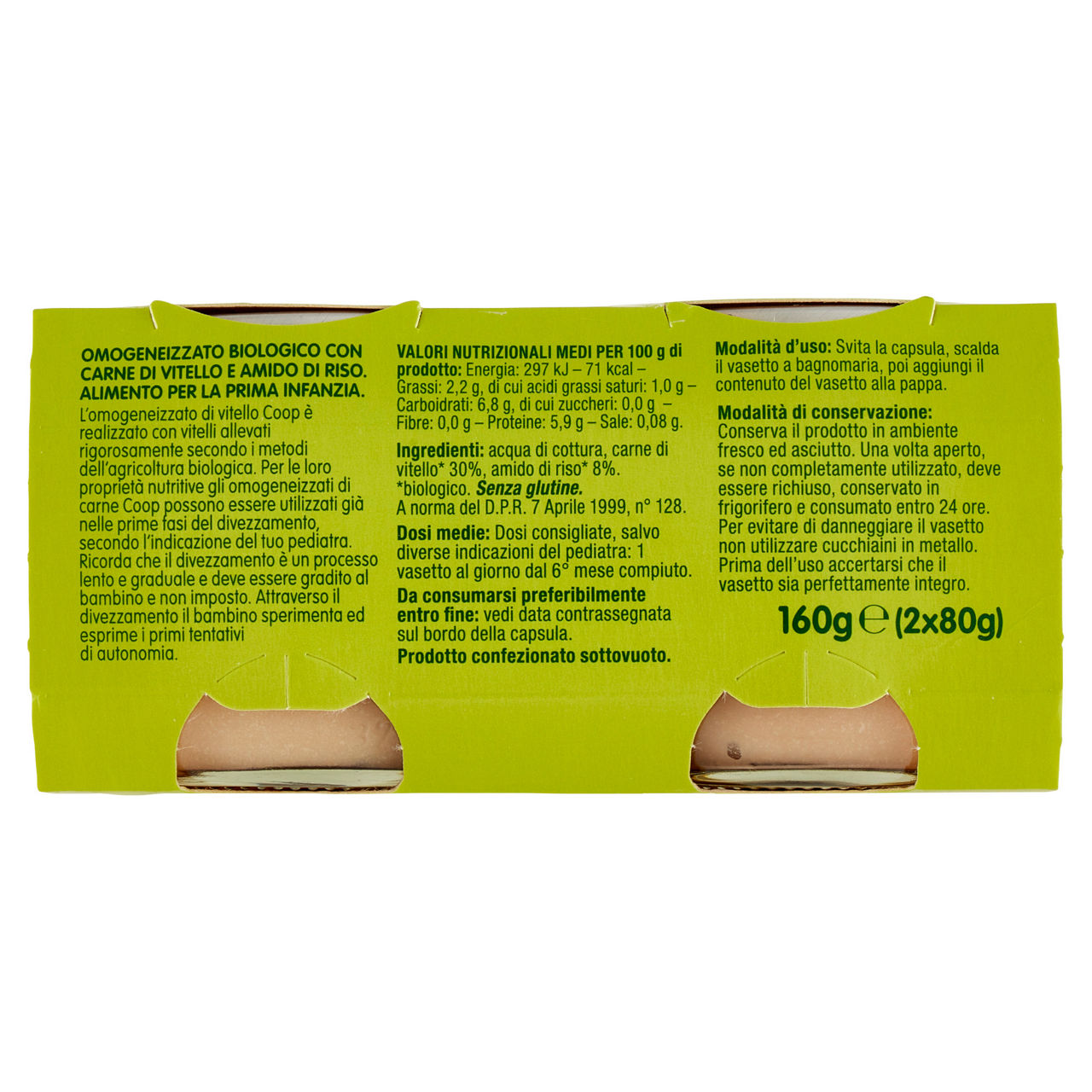 Omogeneizzato vitello bio 2 pz x 80 gr - Immagine 31
