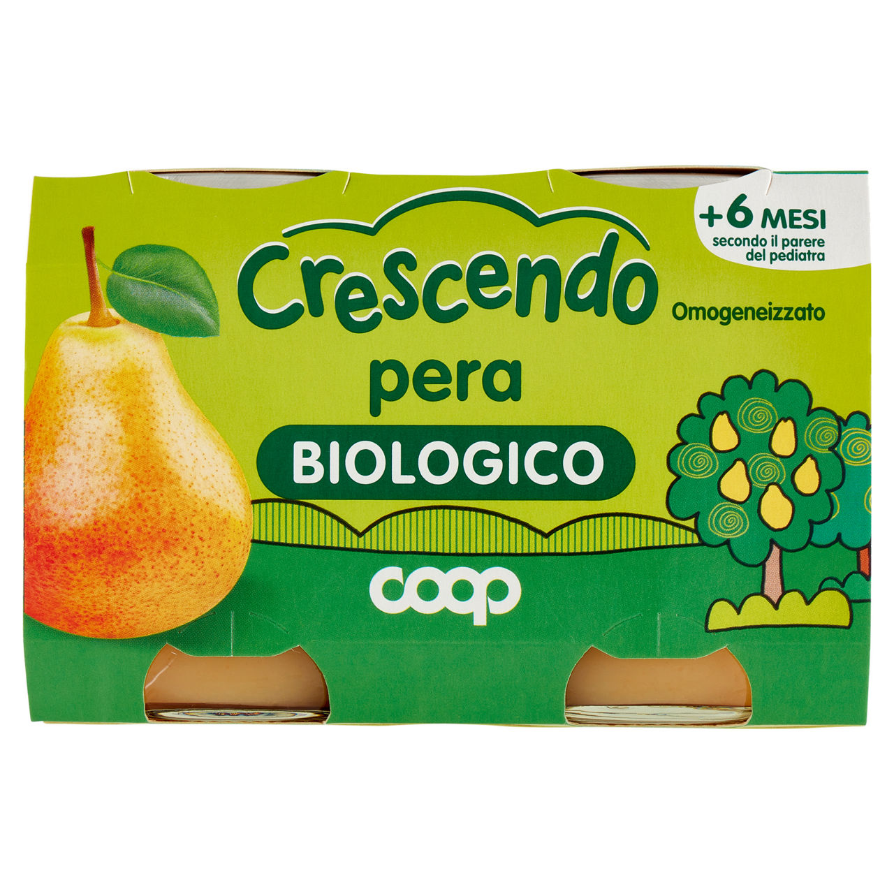 Omogeneizzato di pera bio 2 pz x 125 gr - Immagine 01
