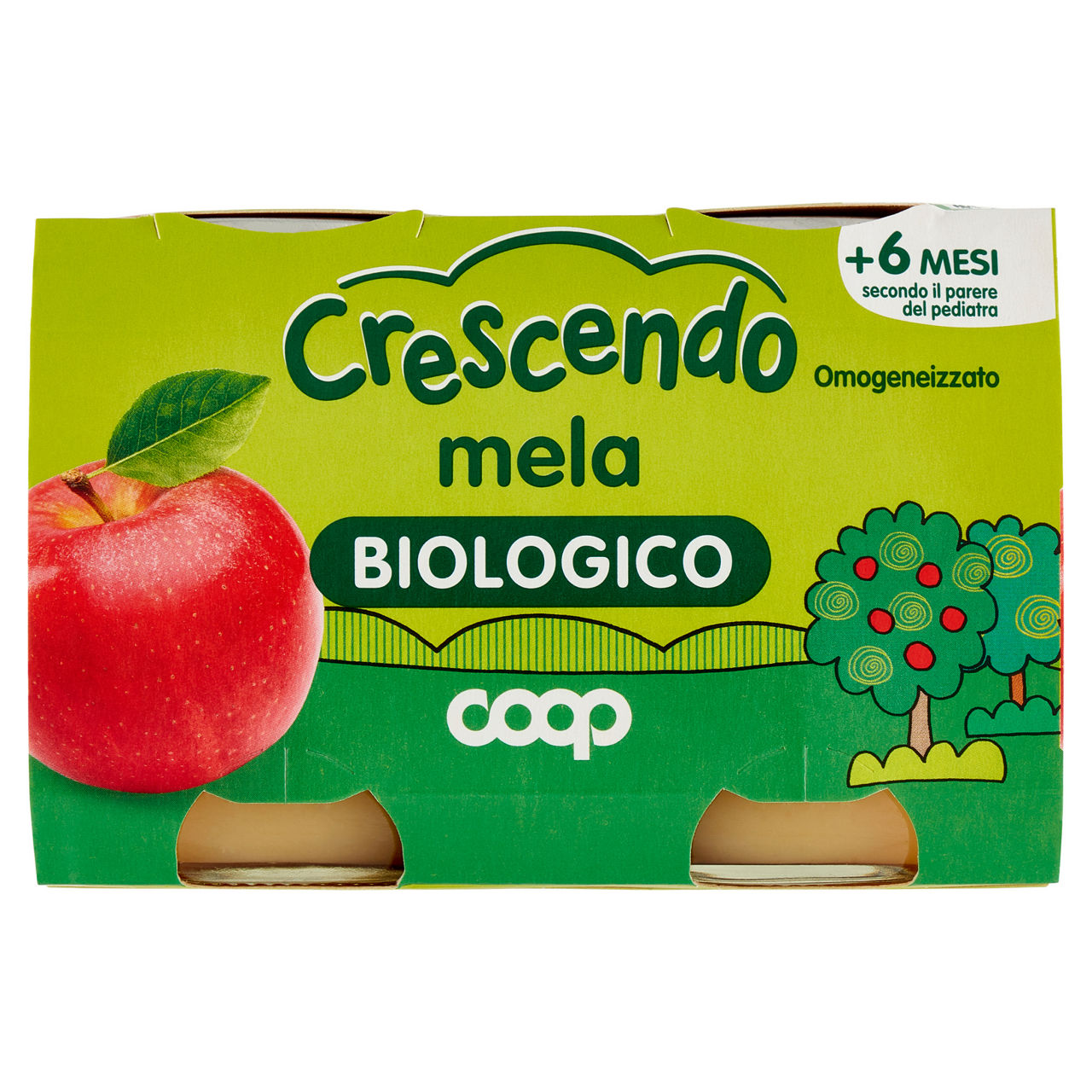 Omogeneizzato di mela bio 2 pz x 125 gr