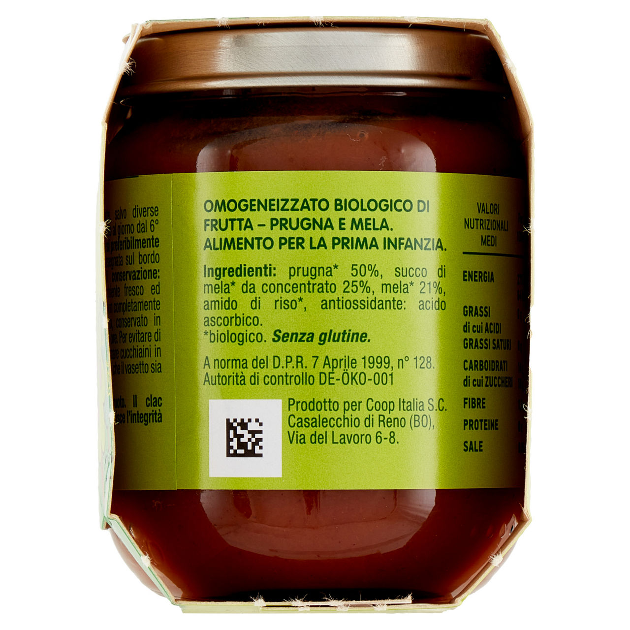 Omogeneizzato di prugna e mela bio 2 pz x 125 gr - Immagine 11