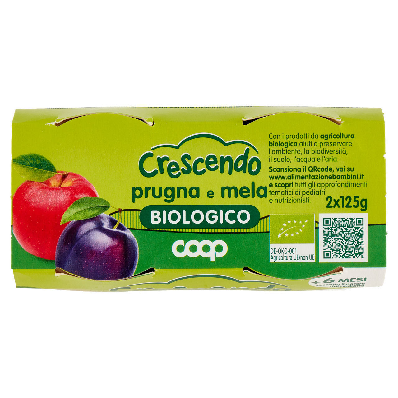 Omogeneizzato di prugna e mela bio 2 pz x 125 gr - Immagine 61