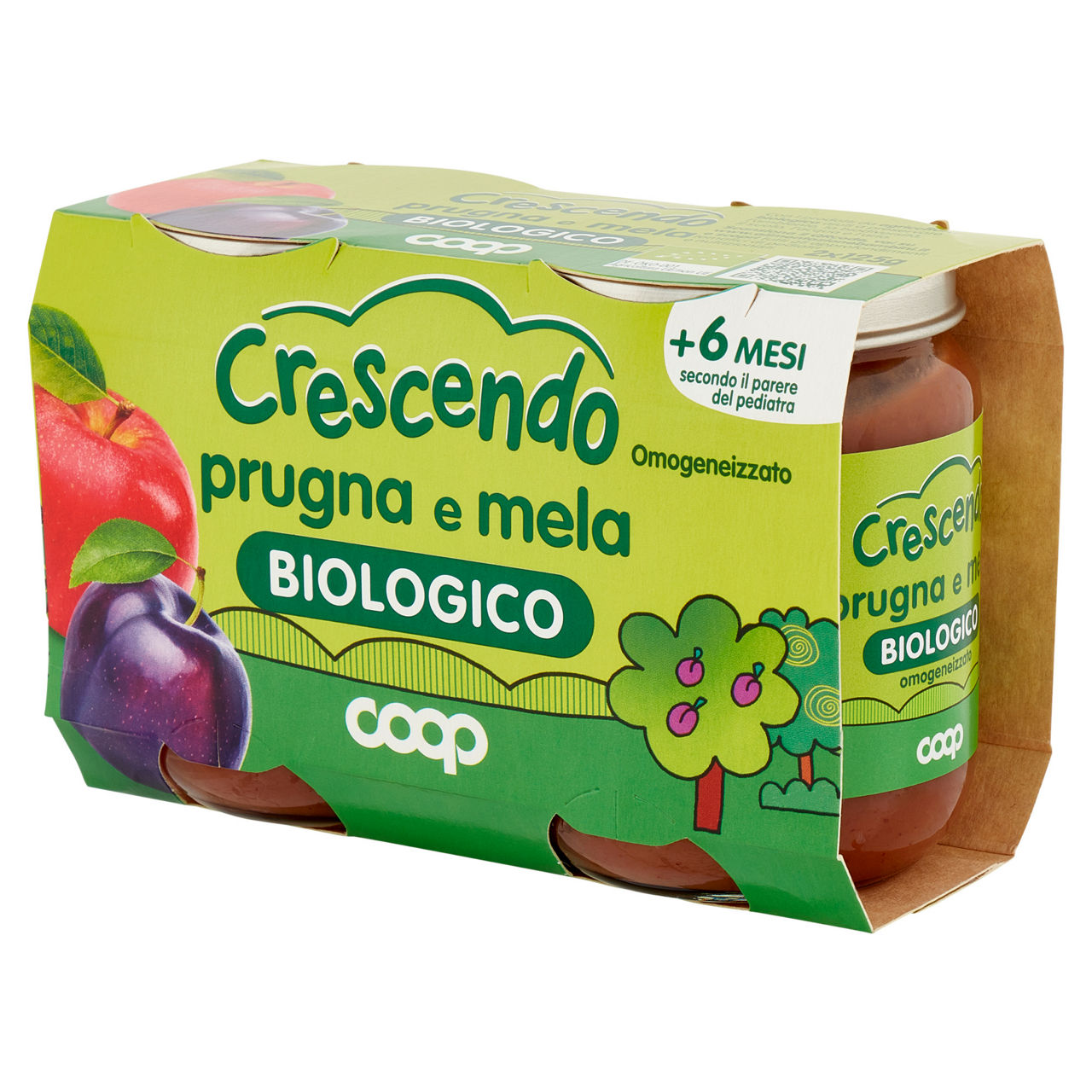 Omogeneizzato di prugna e mela bio 2 pz x 125 gr - Immagine 51
