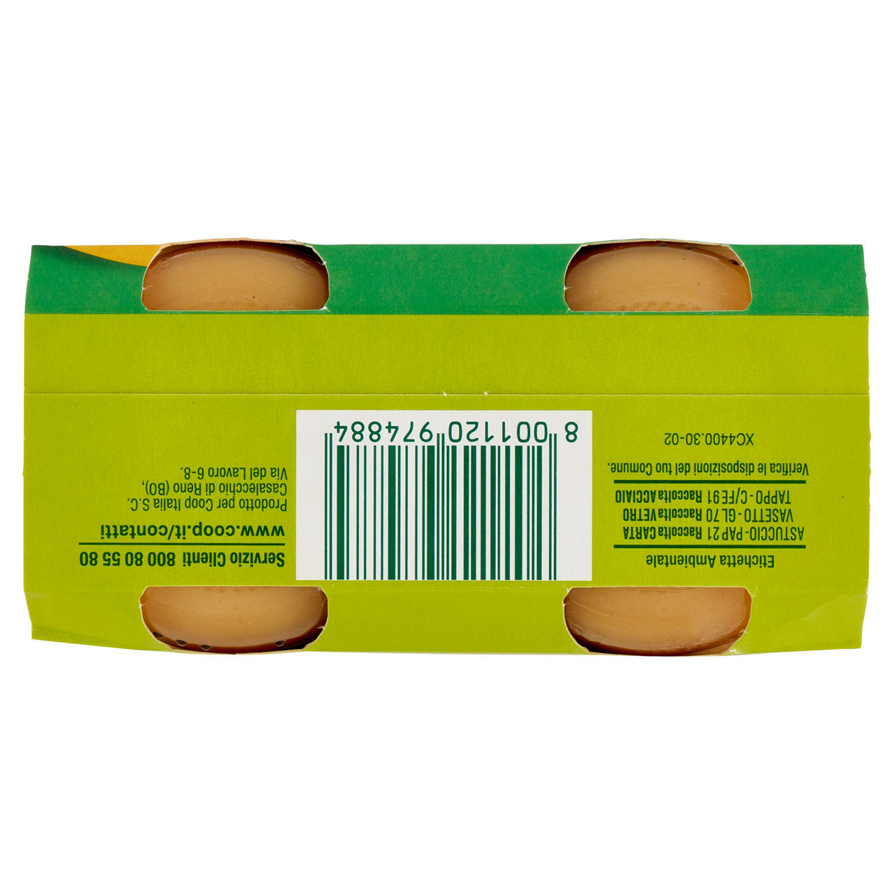 Omogeneizzato di frutta mista bio 2 pz x 125 gr - Immagine 61