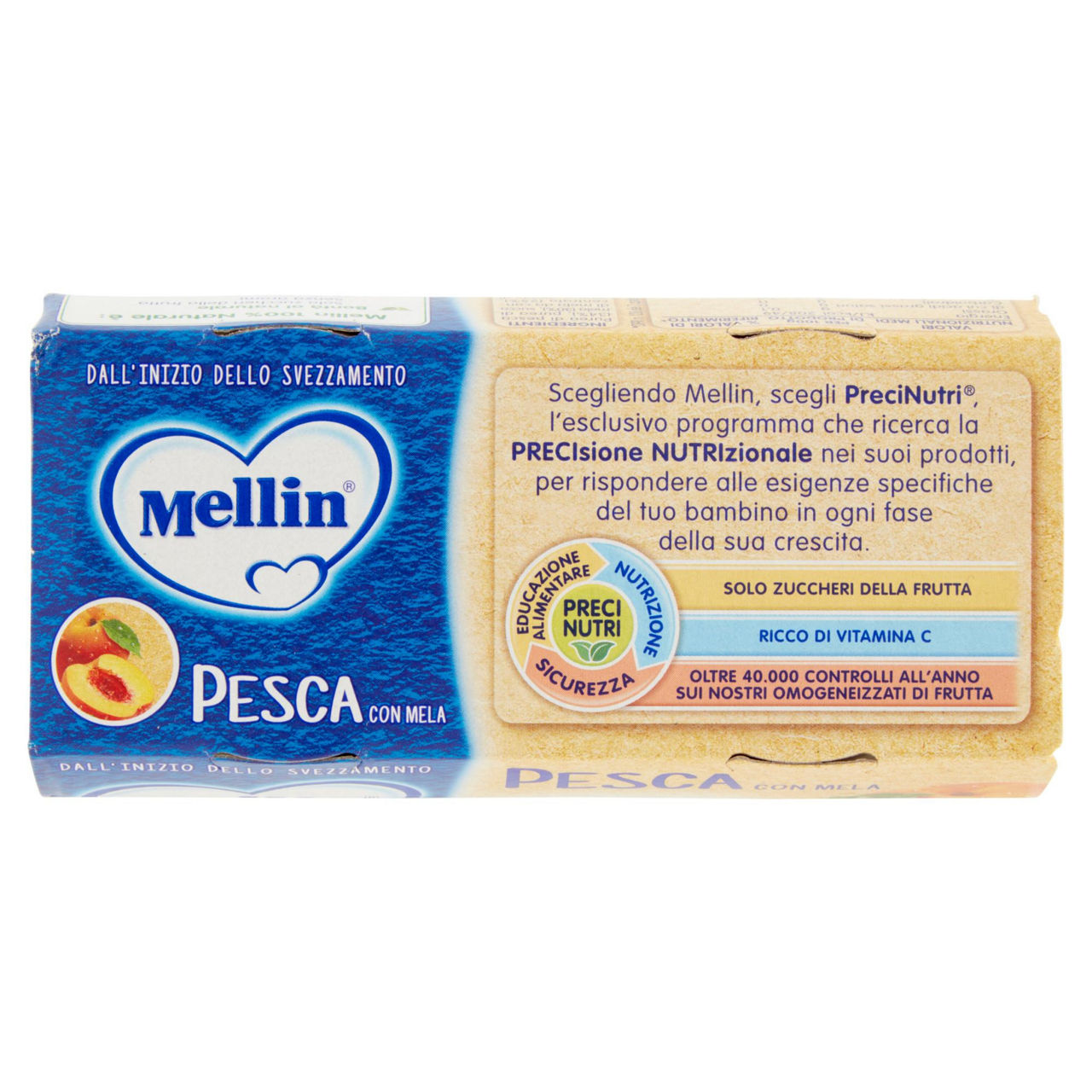 Omogeneizzato di pesca con mela 2 pz x 100 gr - Immagine 21