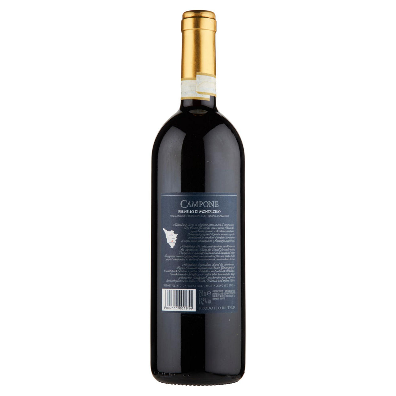 Vino rosso Brunello di Montalcino DOCG campone 750 ml - Immagine 21