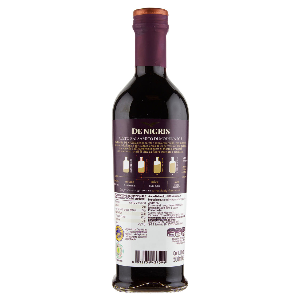 Aceto Balsamico di Modena IGP 500 ml - Immagine 21