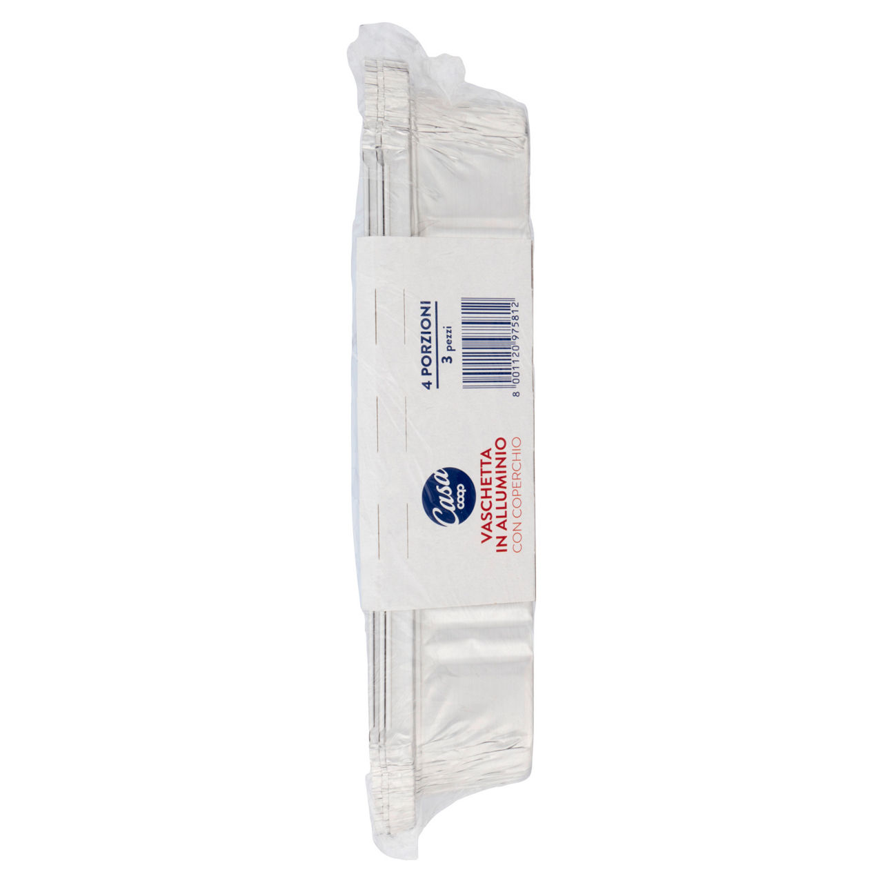 Vaschette alluminio coop casa rettangolare r75l con coperchio 4porz. pz3 - Immagine 31