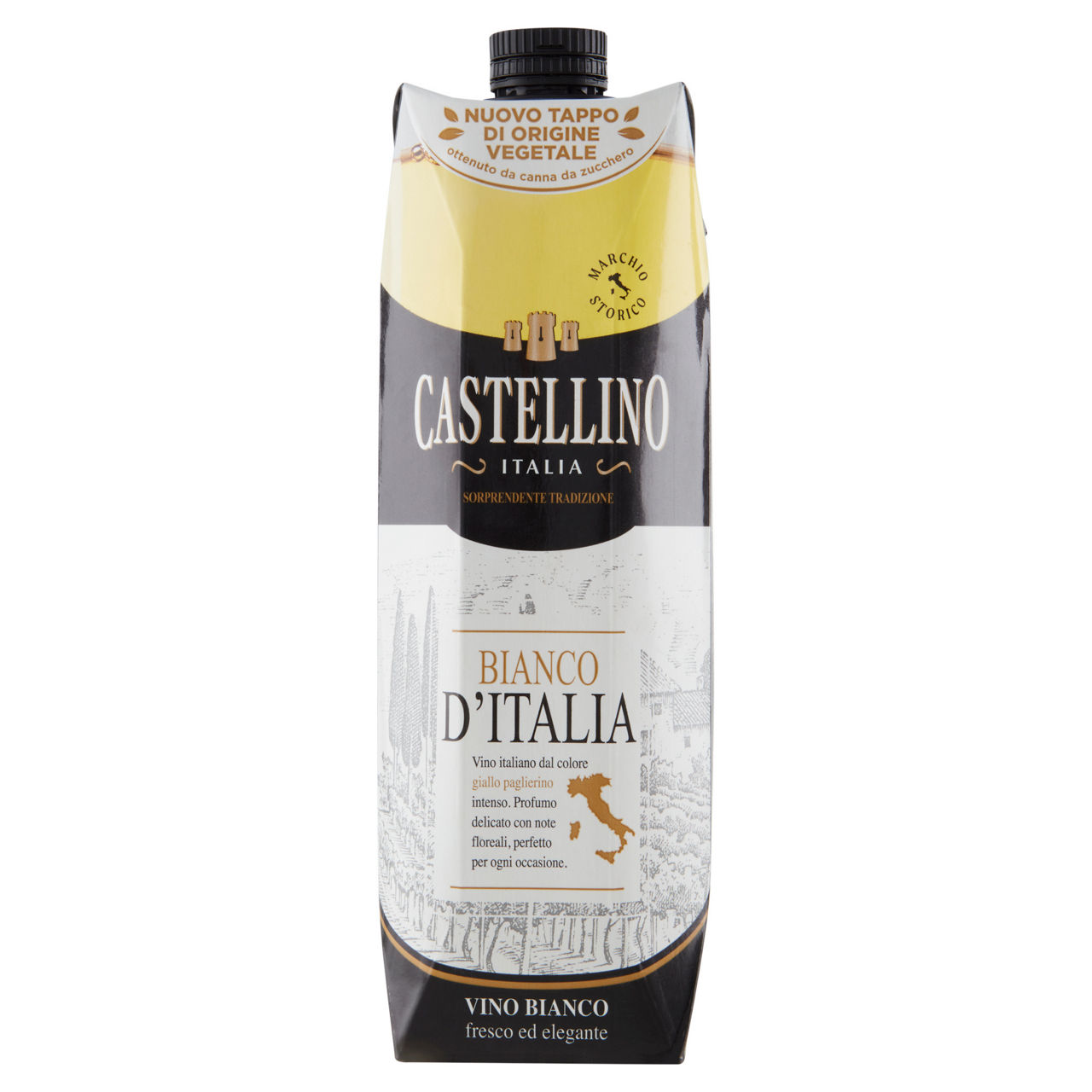 Vino bianco d'Italia in brick 1 lt - Immagine 01