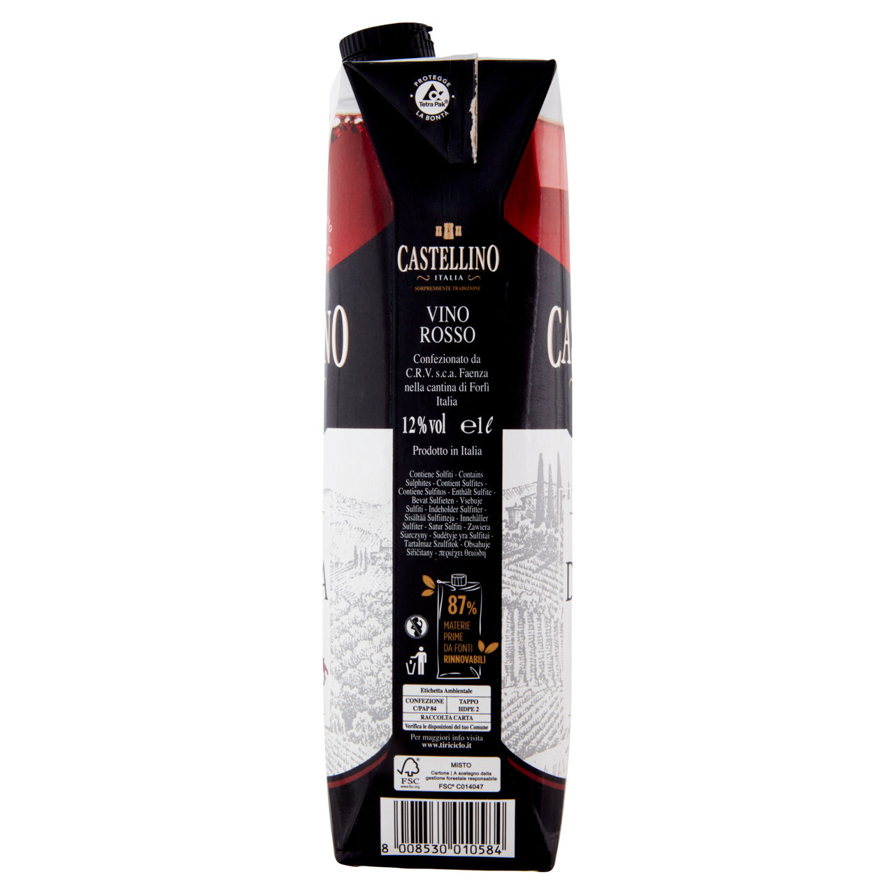 Vino rosso d'Italia in brick 1 lt - Immagine 11