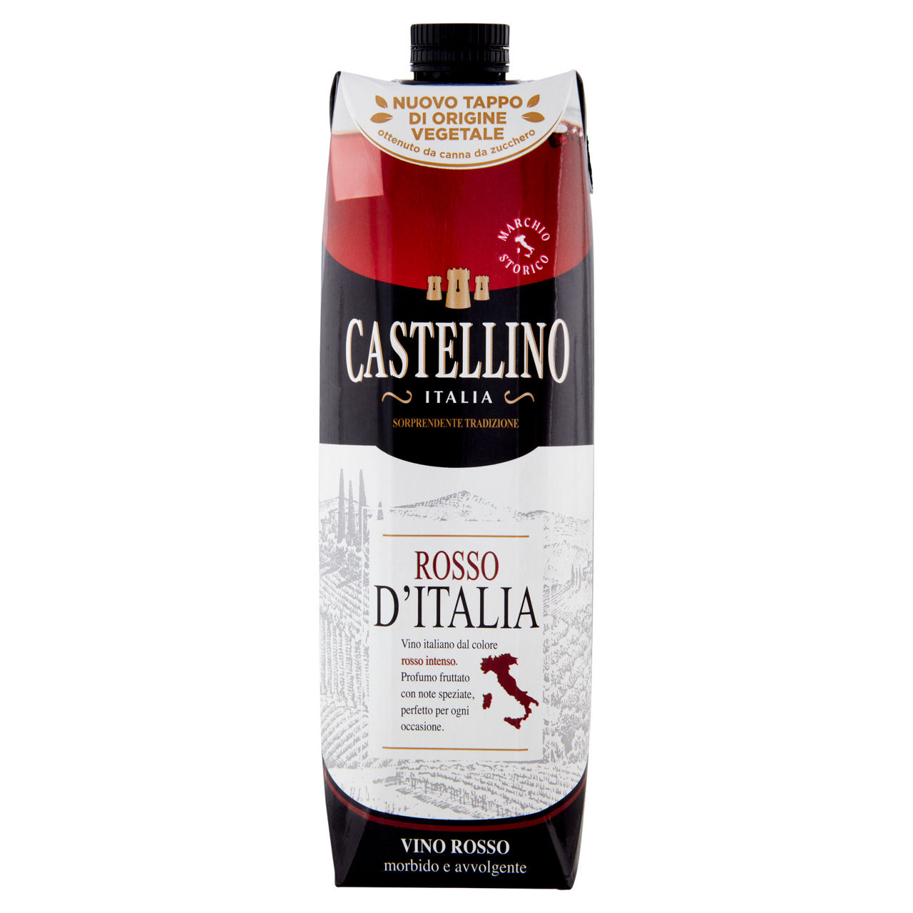 Vino rosso d'Italia in brick 1 lt