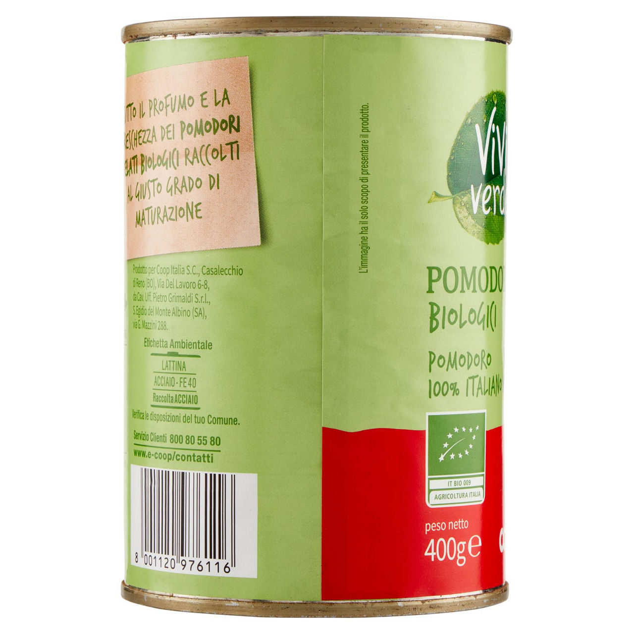 Pomodori pelati biologici vivi verde 400 g - Immagine 131