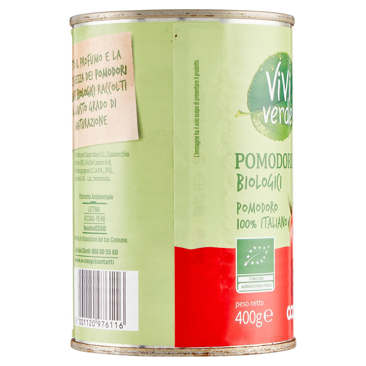 Pomodori pelati biologici vivi verde 400 g - Immagine 101