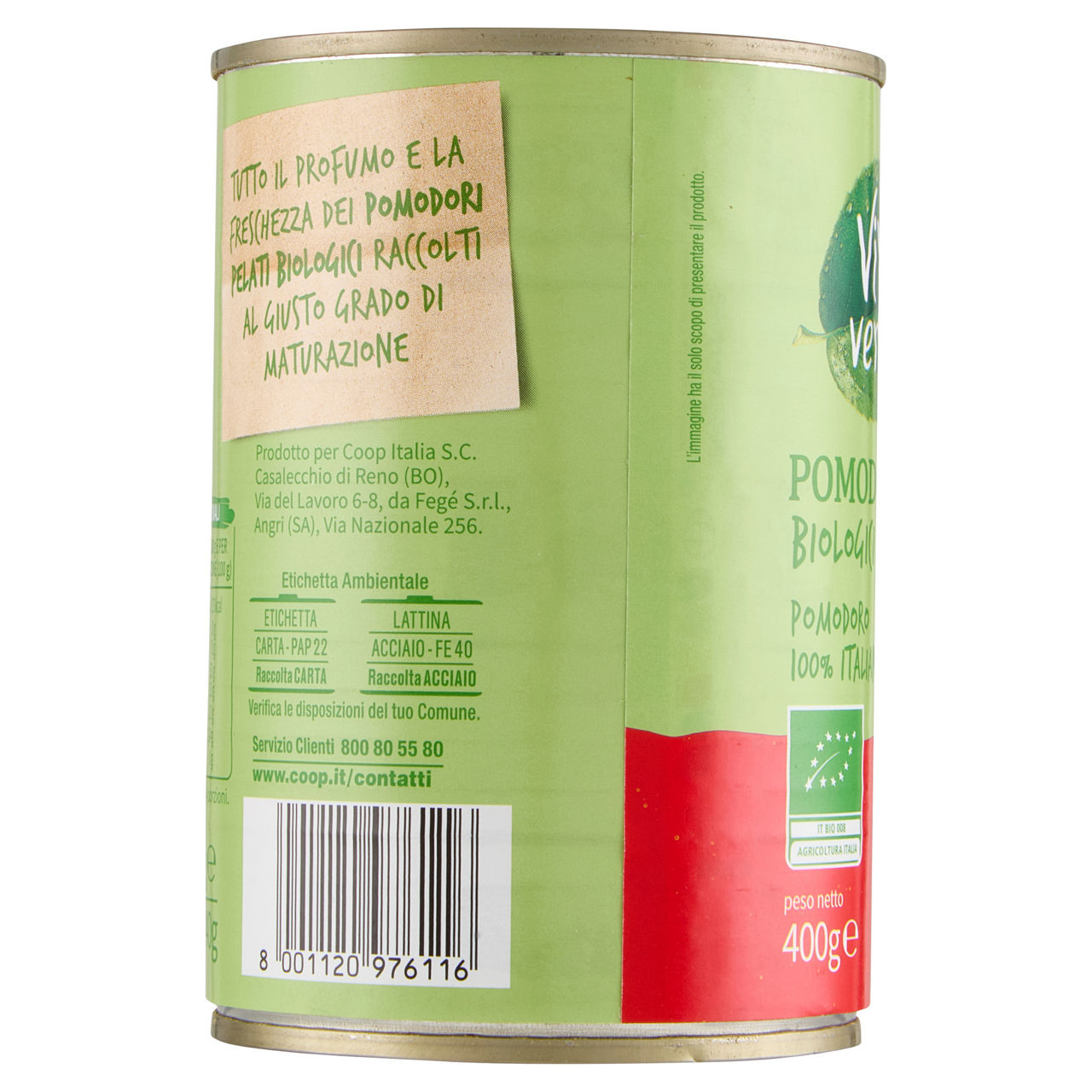 Pomodori pelati biologici vivi verde 400 g - Immagine 131