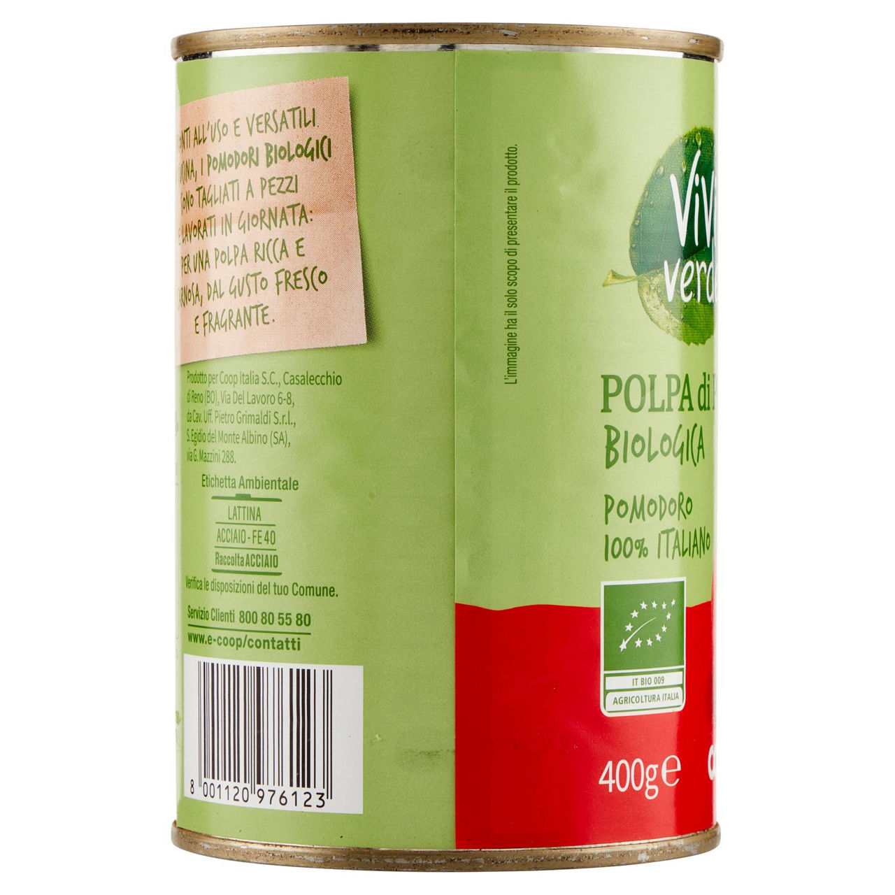 Polpa di pomodoro biologica vivi verde 400 g - Immagine 31