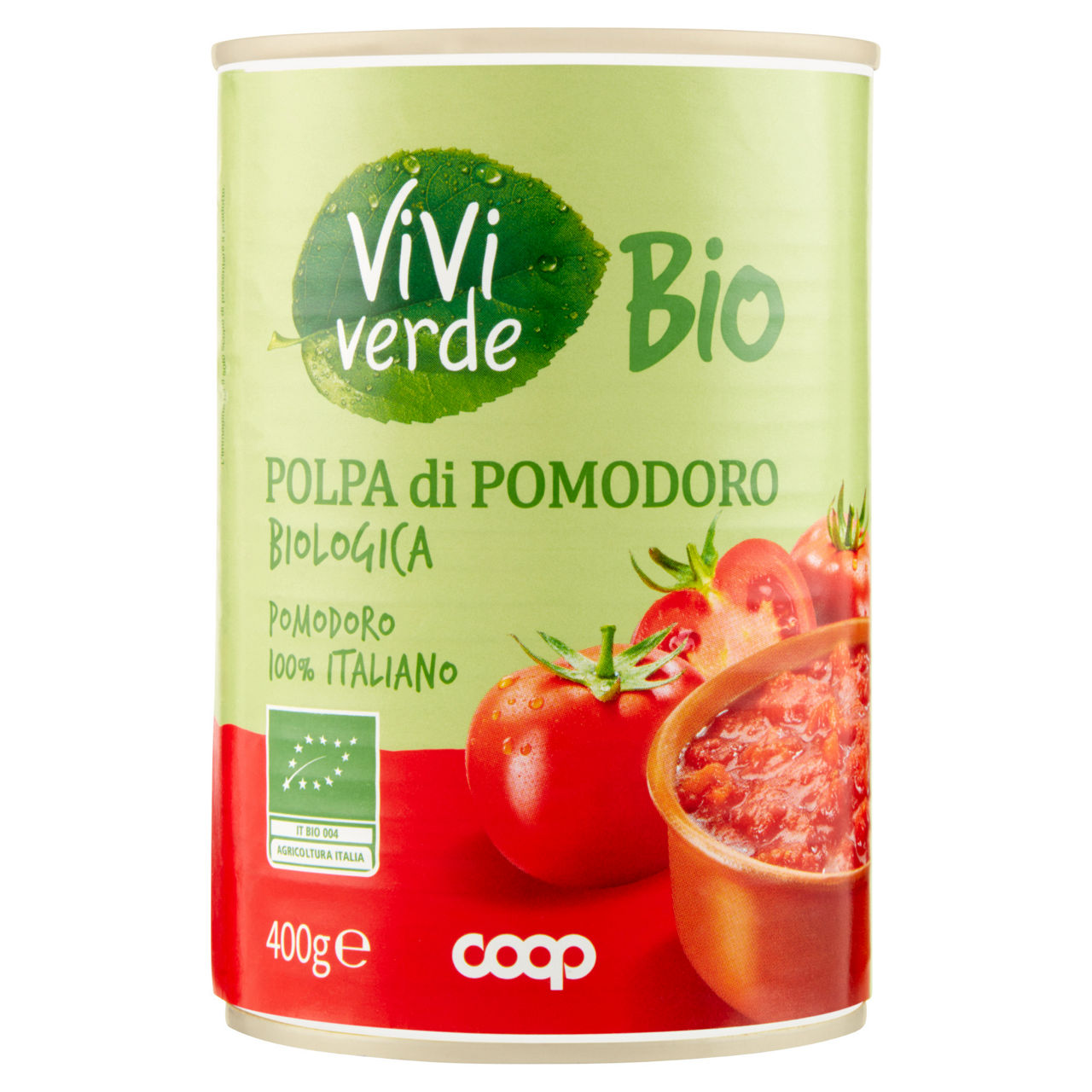 Polpa di pomodoro biologica vivi verde 400 g - Immagine 01