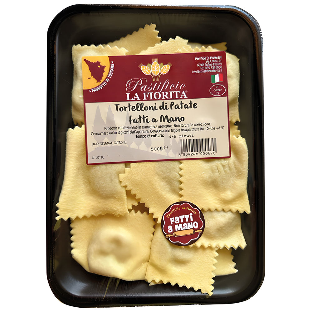 Tortelloni di patate fatti a mano 500 gr - Immagine 01