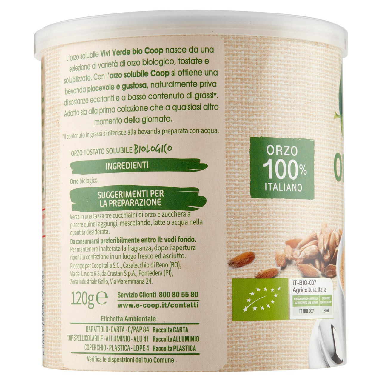 Orzo solubile bio 120 gr - Immagine 41