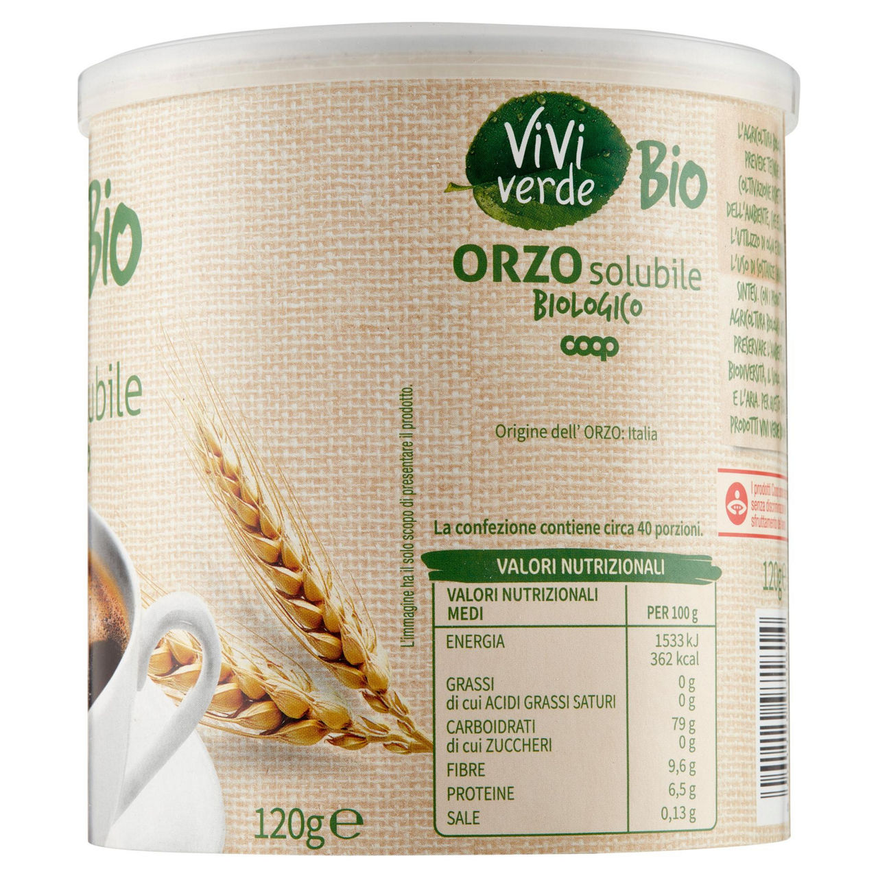 Orzo solubile bio 120 gr - Immagine 31