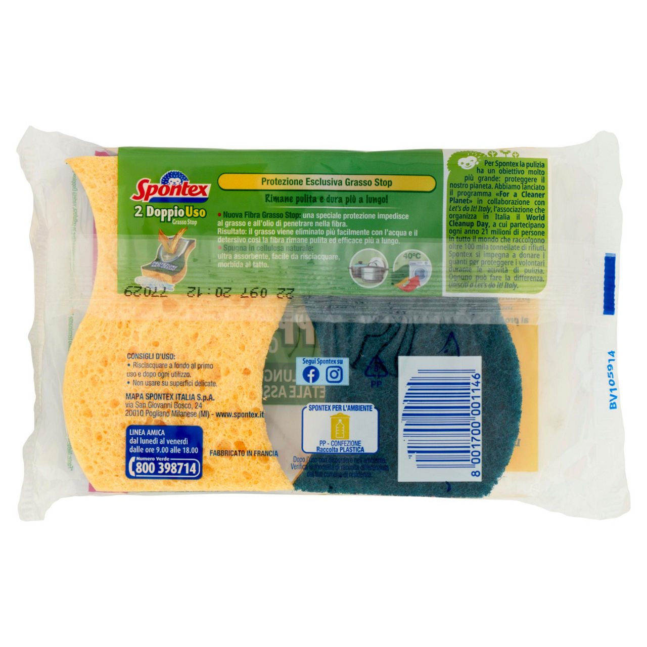 Spugna abrasiva doppio uso 1 pz - Immagine 31