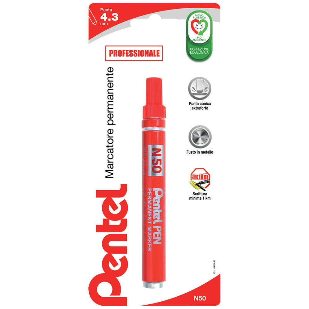 Marcatore permanente rosso N50