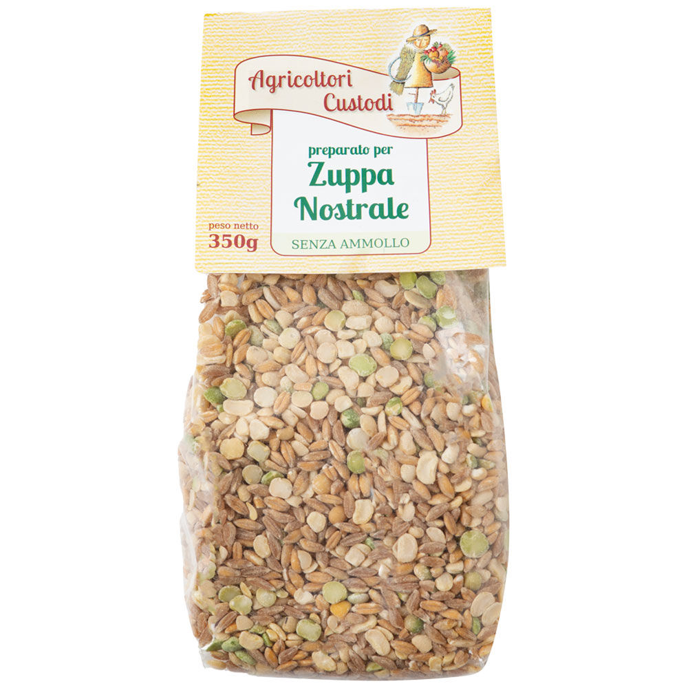 Preparato per zuppa nostrale farro e fagioli 350 gr - Immagine 01