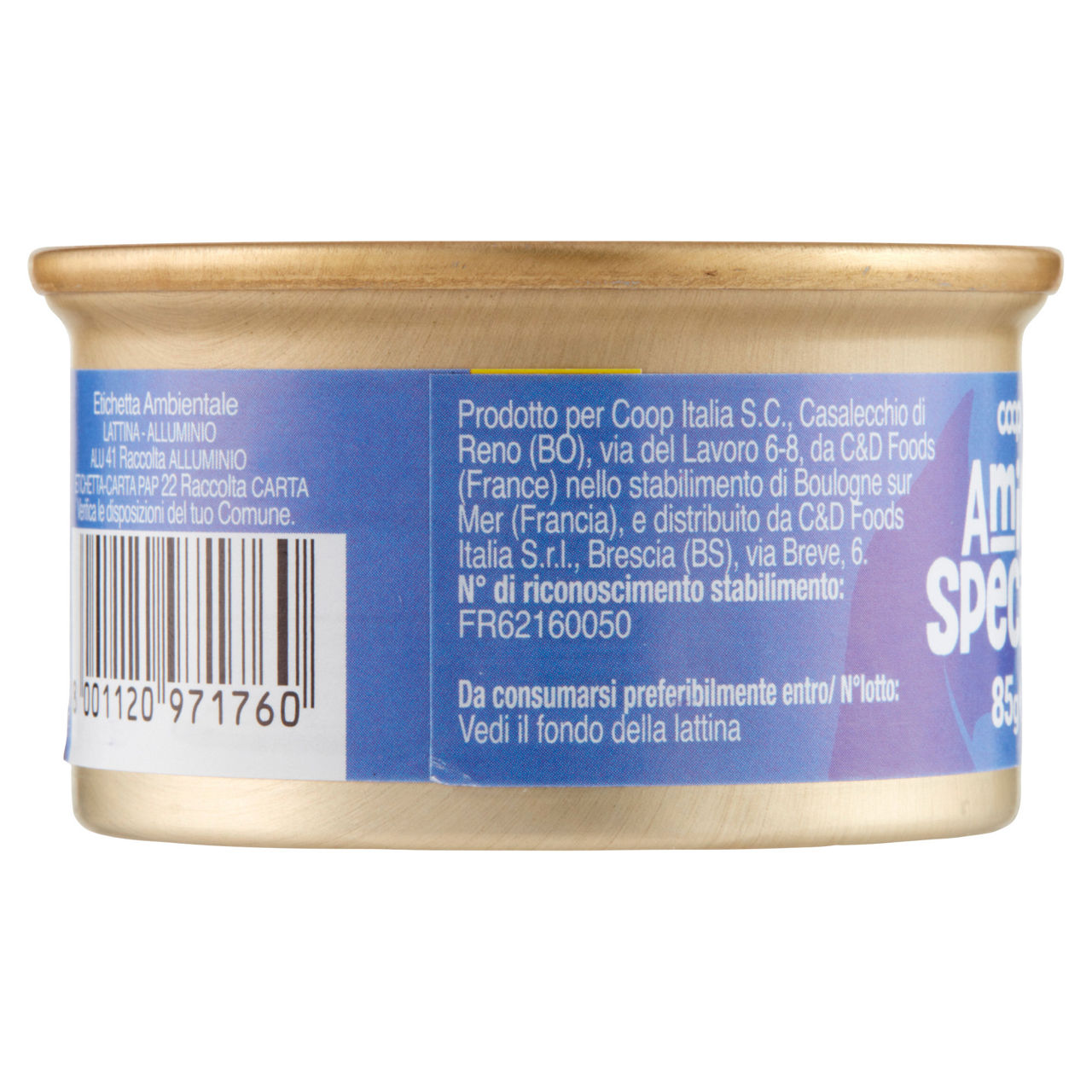 Mousse gatto con pesce bianco e trota coop amici speciali lattina gr.85 - Immagine 51