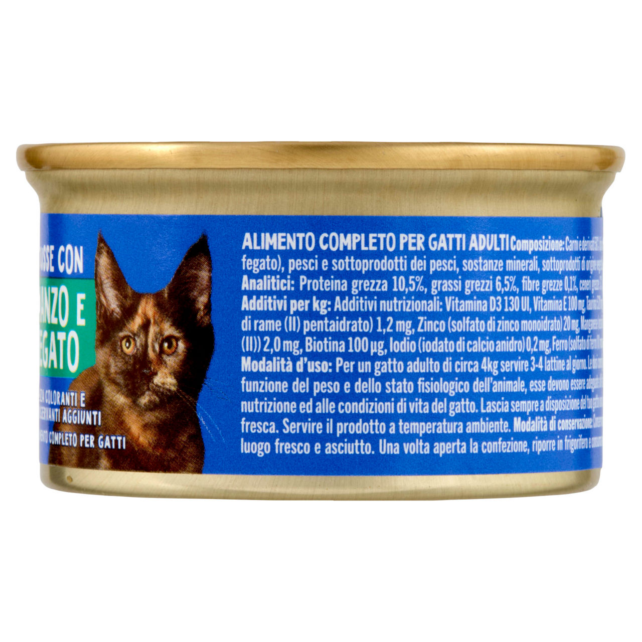 Mousse gatto con manzo e fegato coop amici speciali lattina gr.85 - Immagine 101