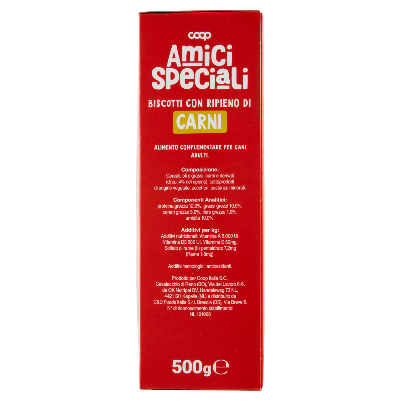 Biscotti per cani con ripieno di carne coop amici speciali scatola gr 500 - Immagine 11