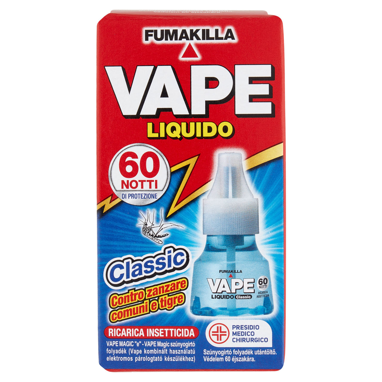 Repulsivo vape classic ricarica liquida 60 notti ml 36 - Immagine 01