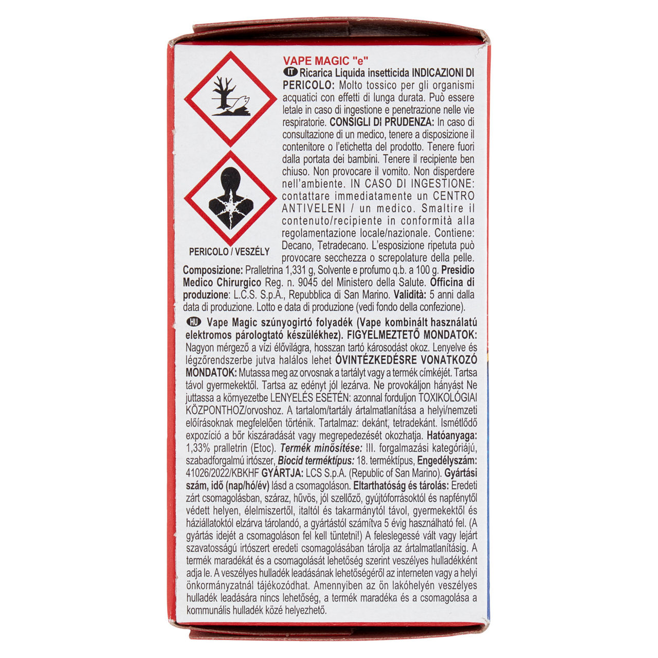 Repulsivo vape classic ricarica liquida 60 notti ml 36 - Immagine 51
