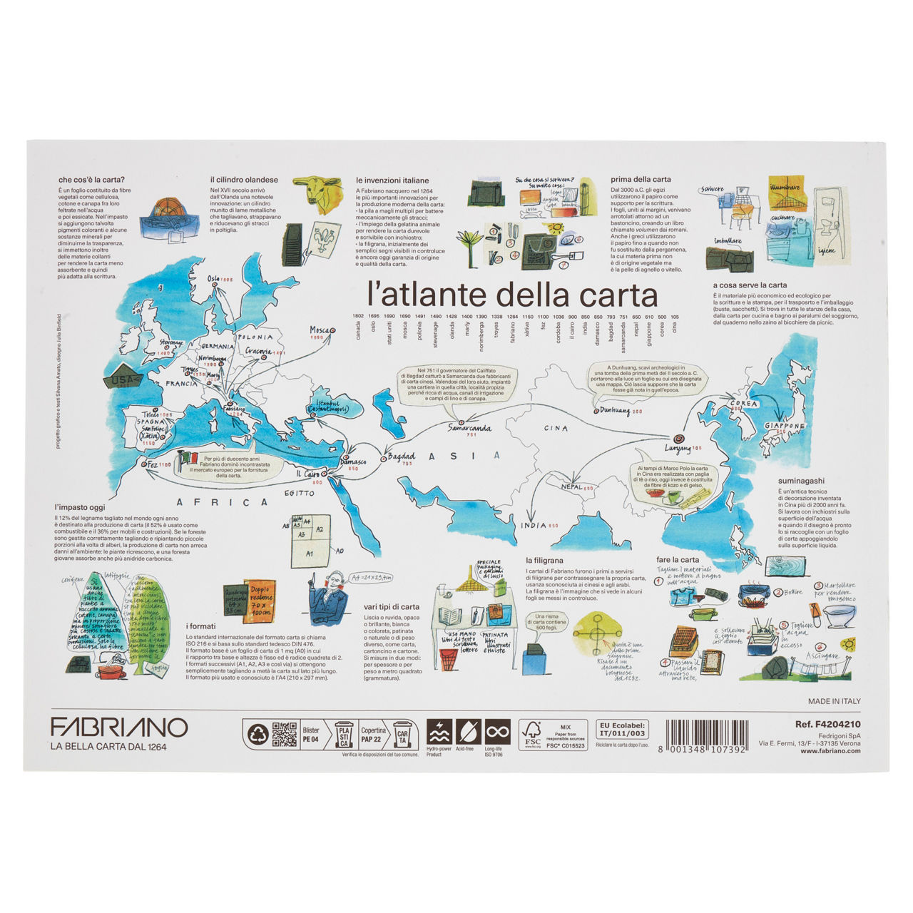 Album da disegno f2 24x33 110 gr 20 fogli riquadrati - Immagine 31