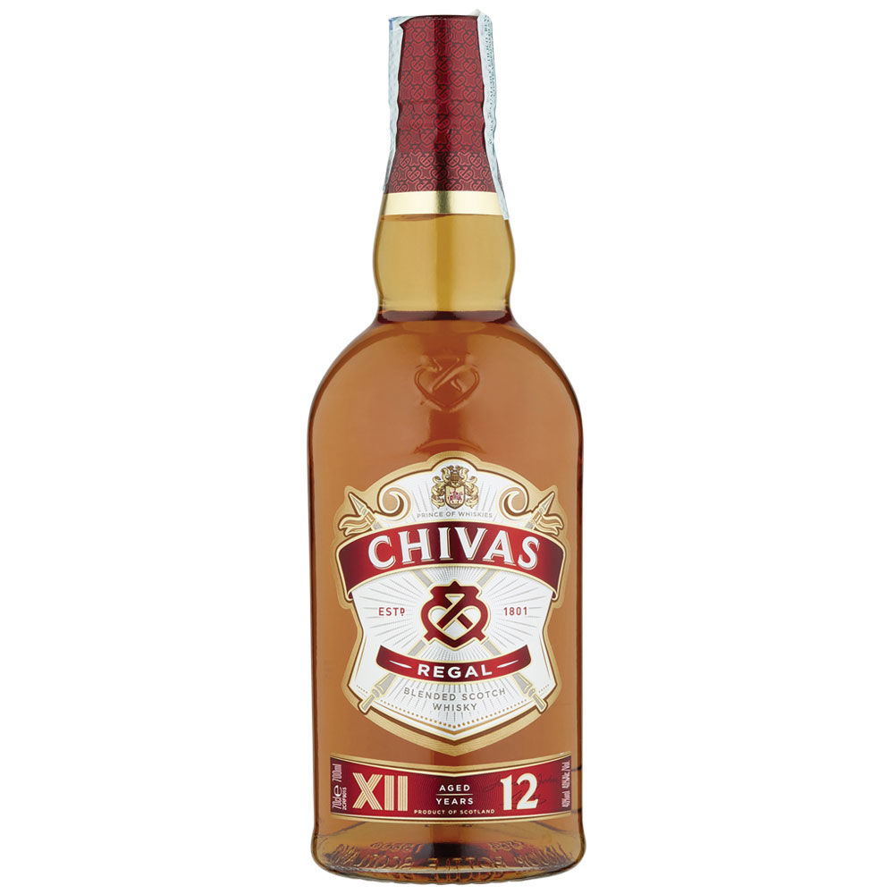 Whisky chivas regal 12 y.o 40 gradi bottiglia astucciata ml 700 - Immagine 01