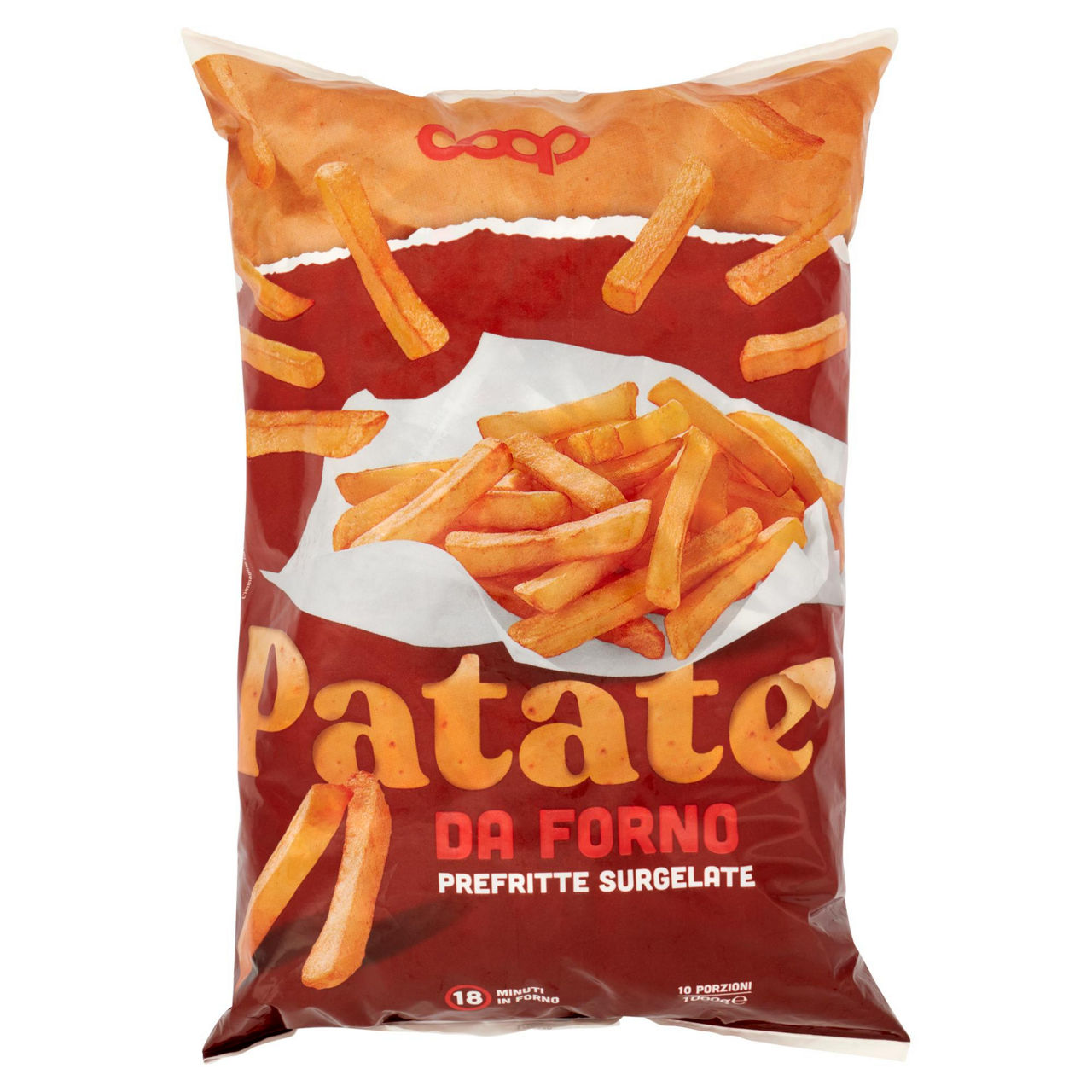 Patate da forno prefritte e surgelate 1 kg