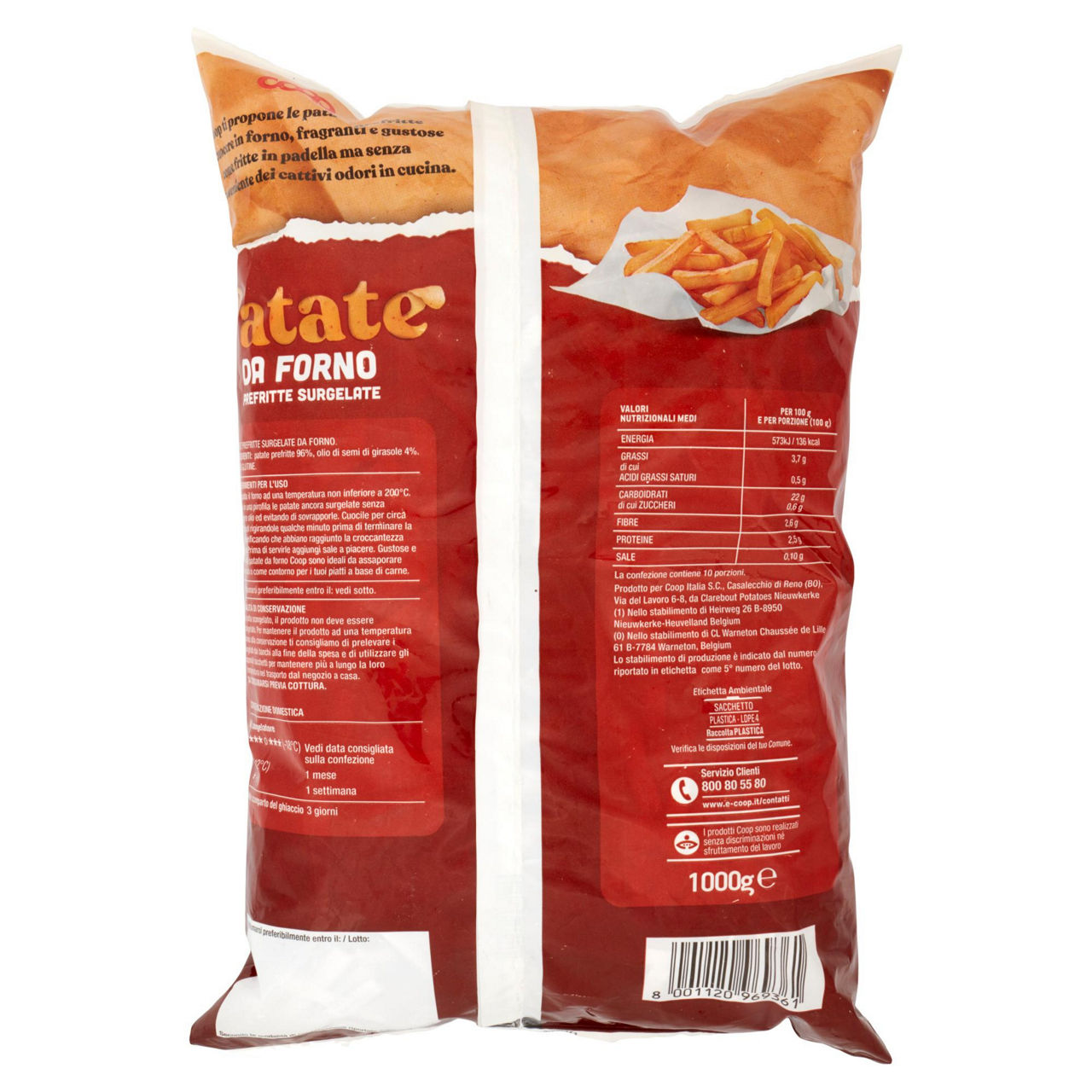Patate da forno prefritte e surgelate 1 kg - Immagine 31