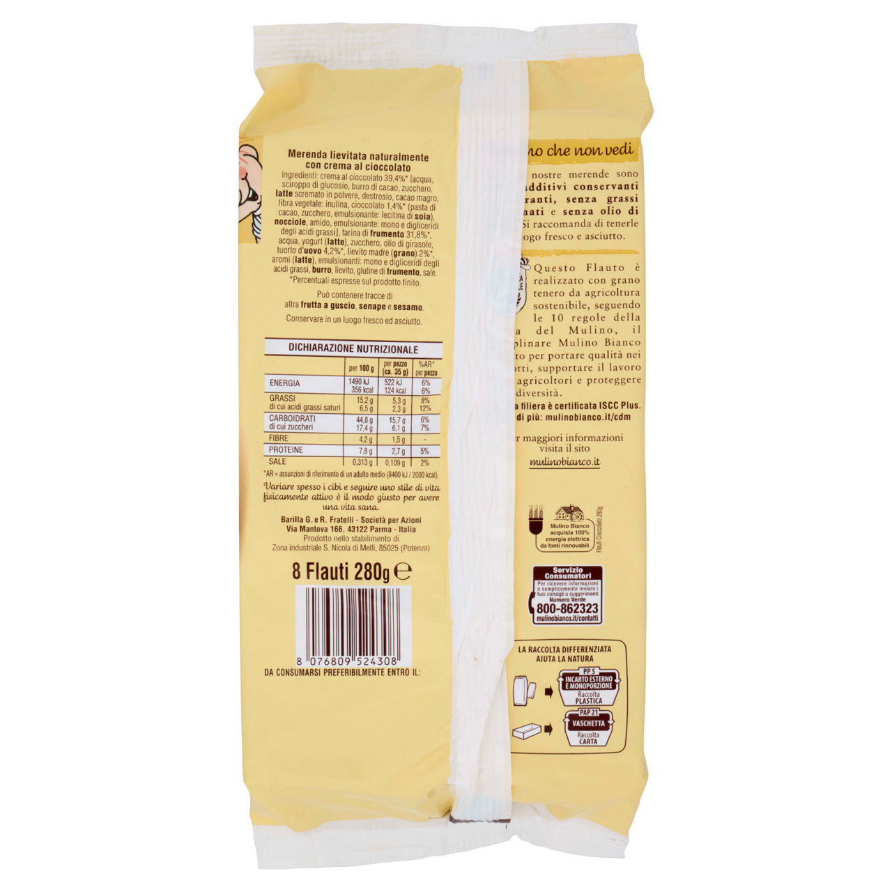 Flauti cioccolato 8 pz 280 gr - Immagine 101