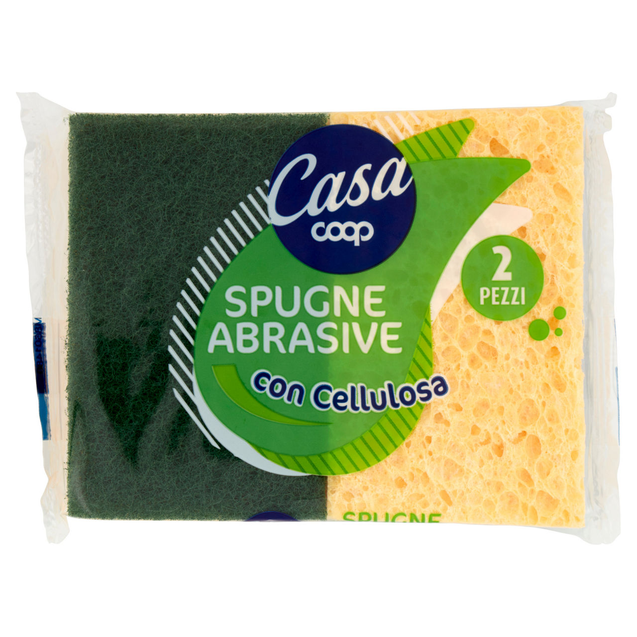 Spugne abrasive in cellulosa 2 pz - Immagine 01