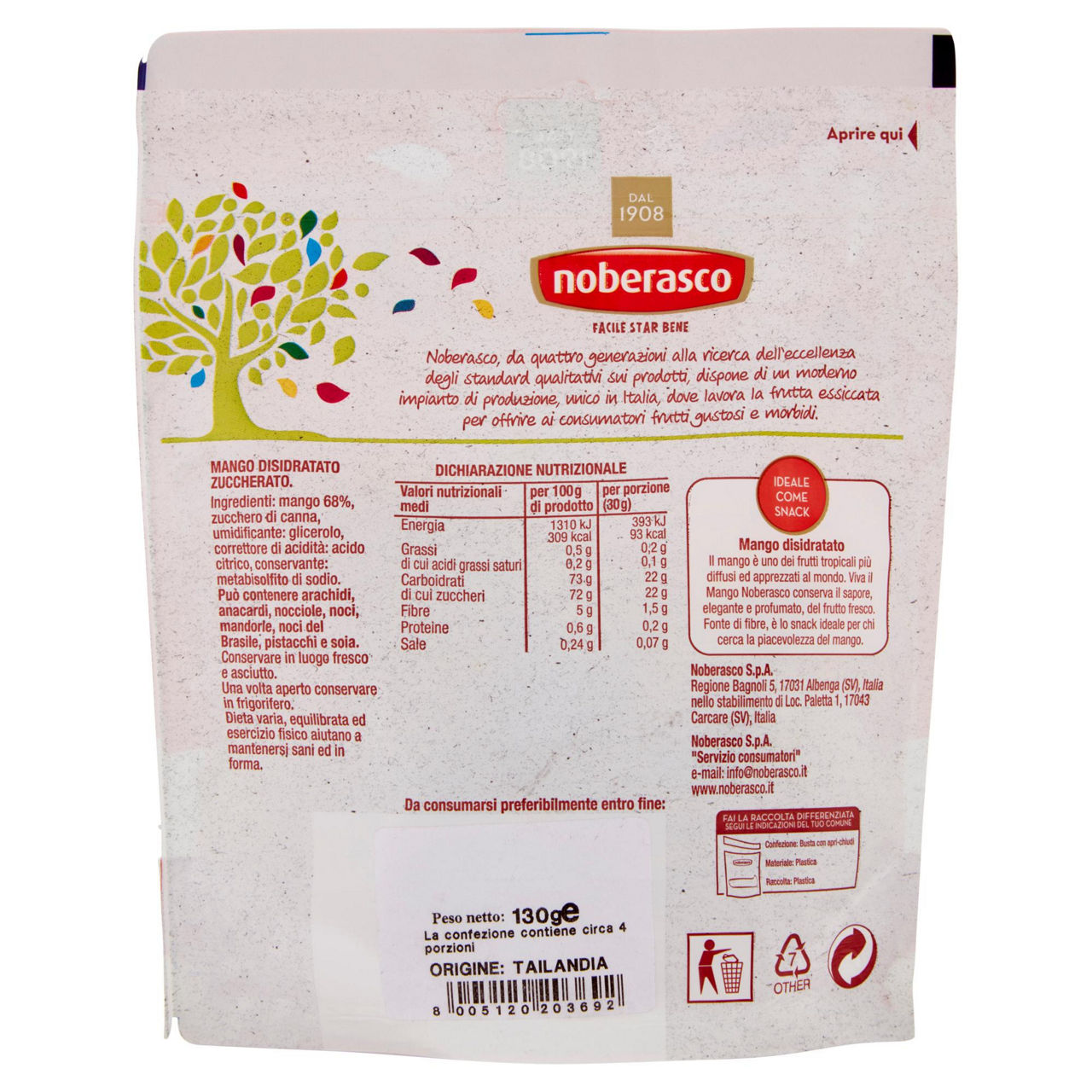 Mango disidratato zuccherato 130 gr - Immagine 31