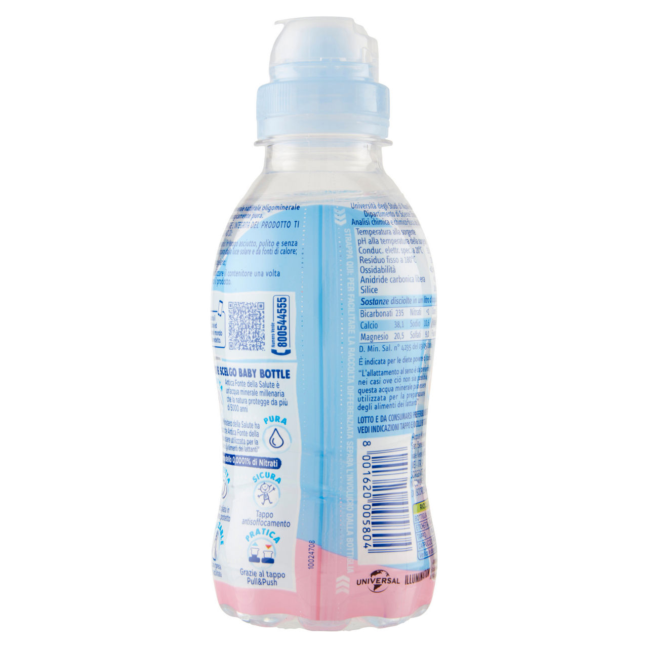 Acqua minerale naturale baby-bottle tappo sport 250 ml - Immagine 41
