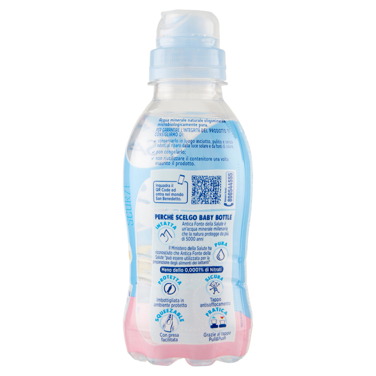 Acqua minerale naturale baby-bottle tappo sport 250 ml - Immagine 21