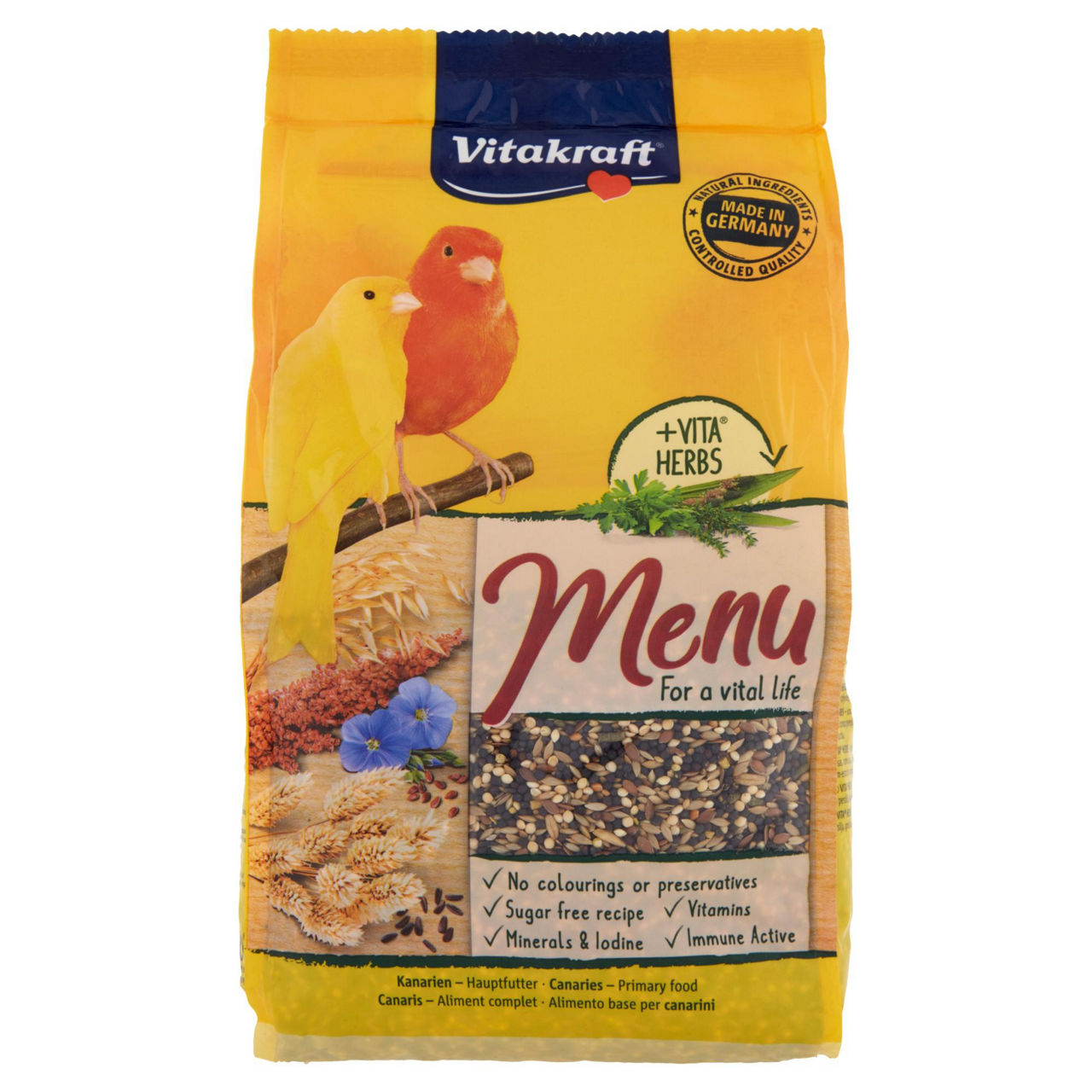 Mangime vitaminico perl's x canarini vitakraft kg 1 - Immagine 01