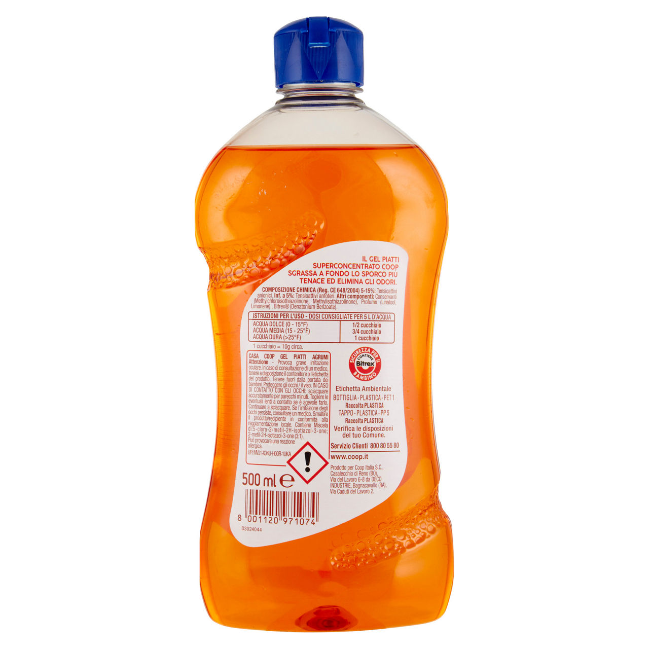 Detersivo piatti gel coop ultra agrumi flacone ml 500 - Immagine 31