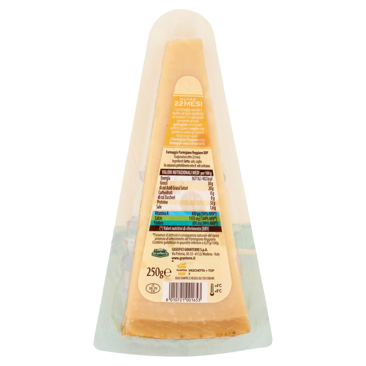 Parmigiano Reggiano DOP oltre 22 mesi 250 gr - Immagine 21