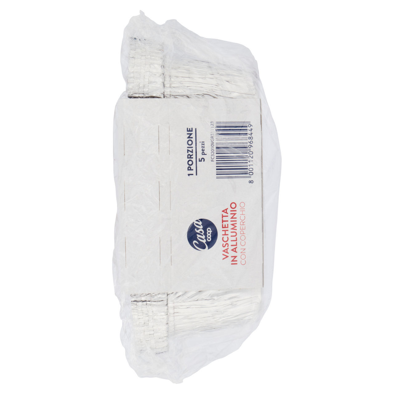 Vaschetta  alluminio coop casa rettangolare r31l con coperchio 1porz pz5 - Immagine 61