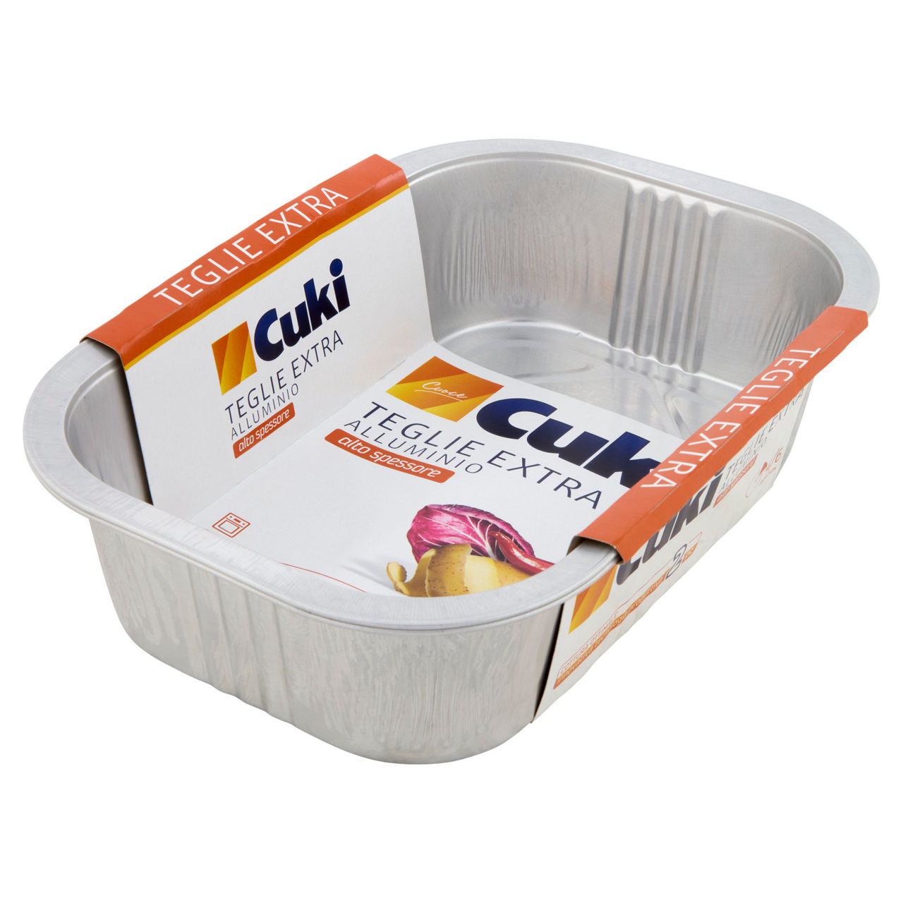 Teglie Extra in alluminio 4/6 porzioni 2 pz - Immagine 11