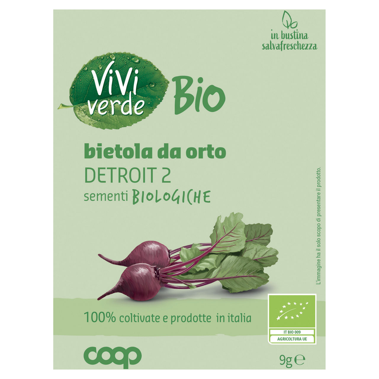 Sementi bietola da orto Detroit 2 bio 9 gr