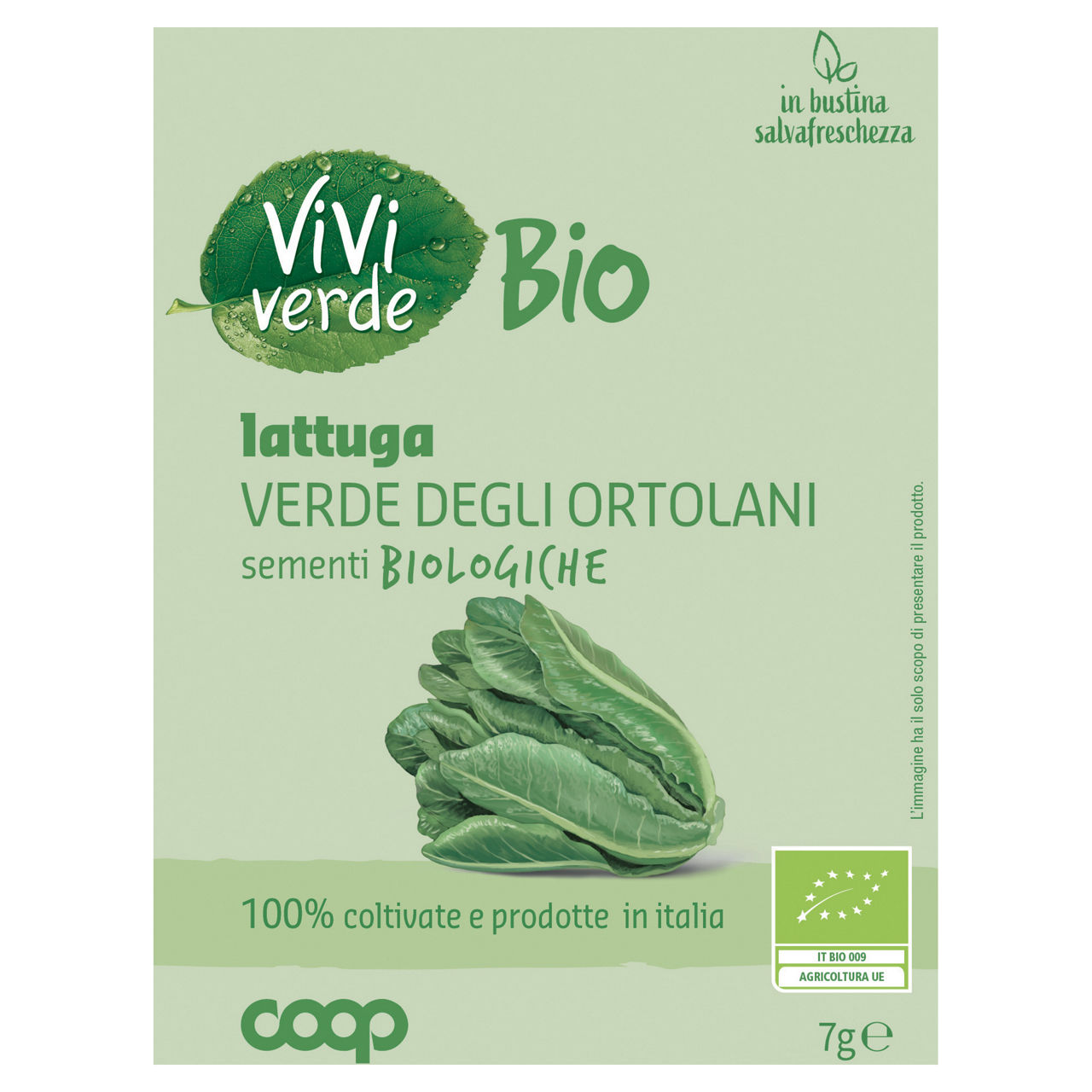 Sementi lattuga verde degli ortolani bio 7 gr