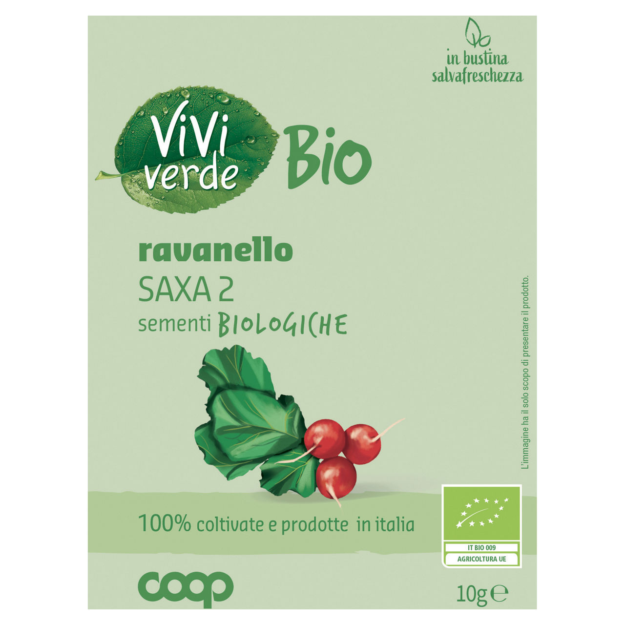 Sementi ravanello Saxa 2 bio 10 gr