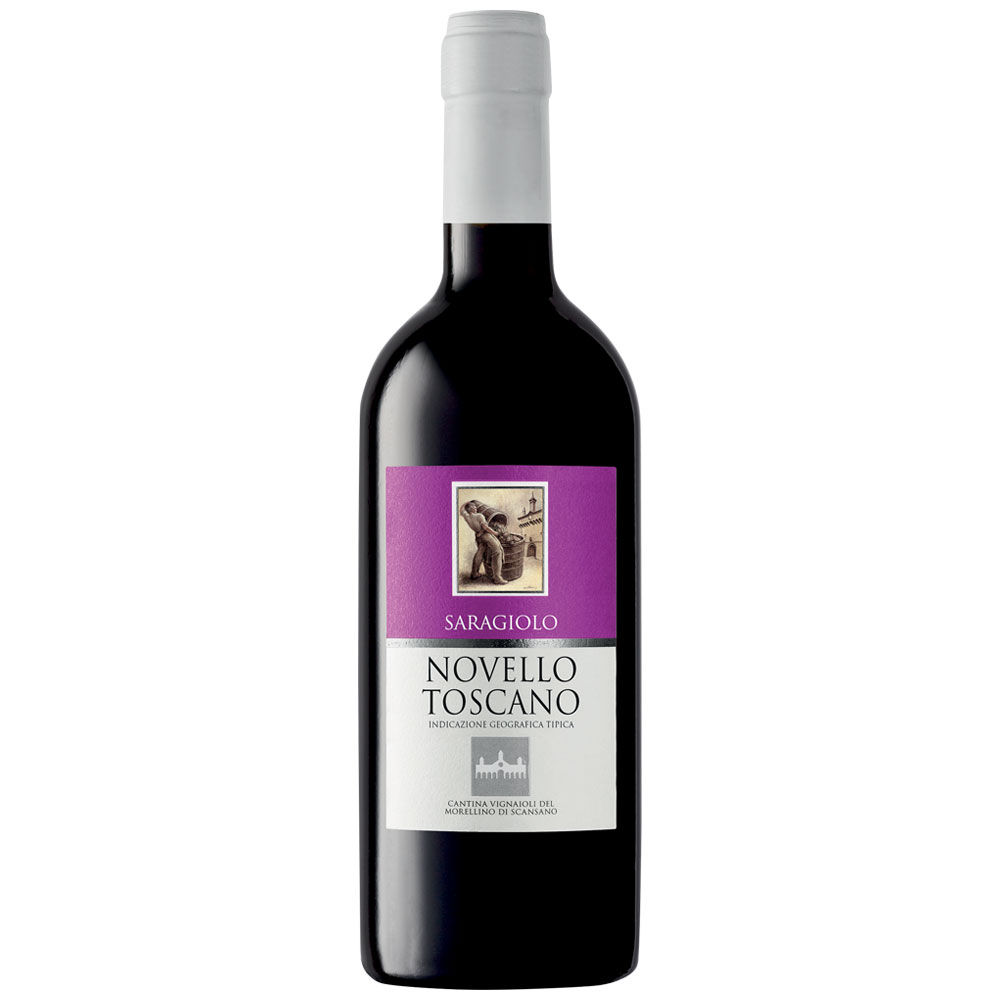Vino rosso novello Toscano IGT Saragiolo 750 ml