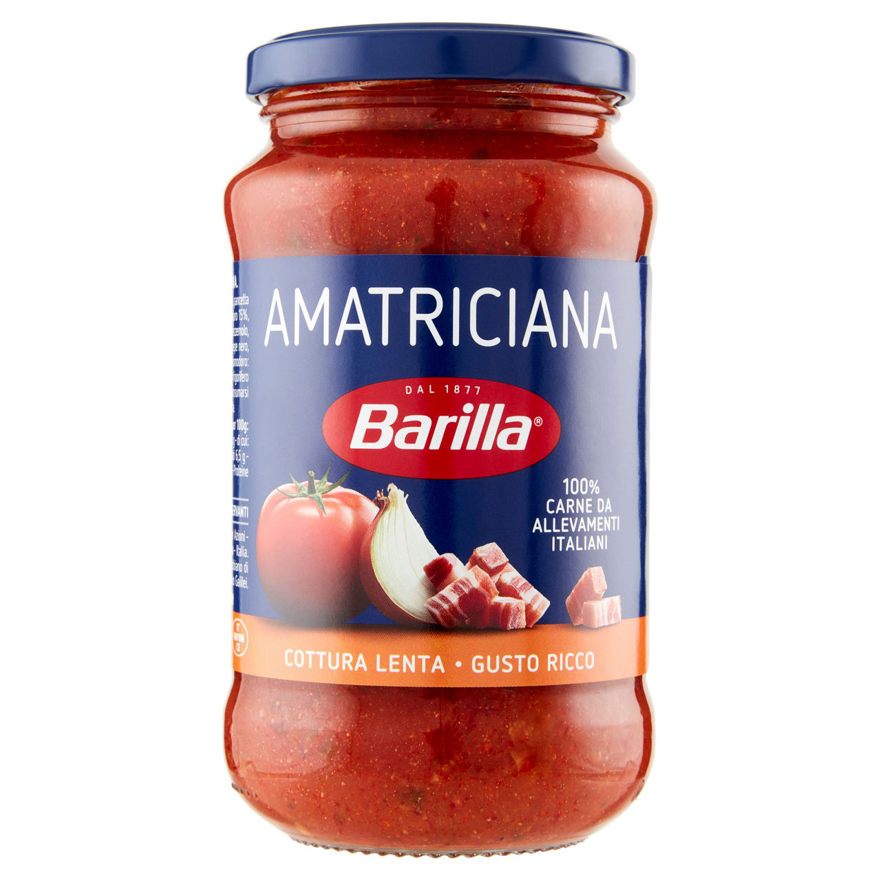 Sugo all' amatriciana barilla vaso gr. 400 - Immagine 01